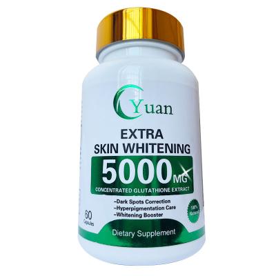 China Super Adult 5000MG 3X Glutathione Glutathione Extra Whitening Skin Whitening Pills for sale