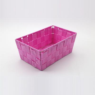 China Large Woven Cotton Storage Baskets for sale