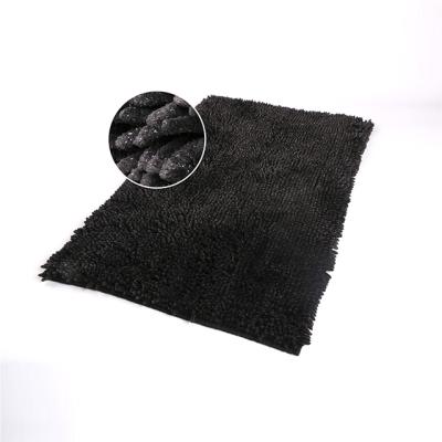 China Viable Wholesale High Quality Shaggy Thick Chenille Hotel Bath Mat for sale