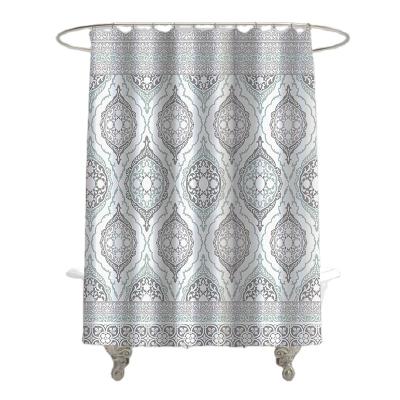 China Sustainable Hot New Pattern Polyester Square Ware Cute Shower Curtain Premium Cute Shower Curtains for sale