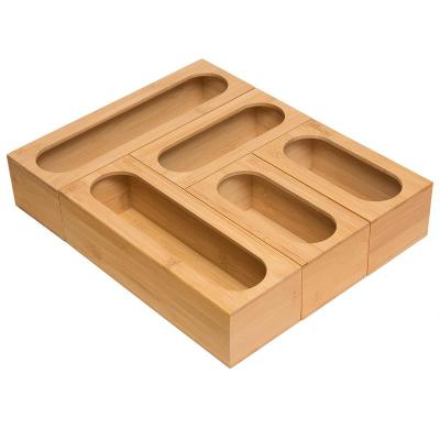 China Amazon Viable Wholesale High Quality Bamboo Wrap Dispenser With Cutter For Puller Logo Kitchen Custom Wrap Dispenser for sale