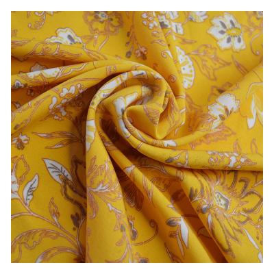 China Hot Sale 4-Way Stretch Polyester Printing Shrink-Resistant Fabric For Women for sale