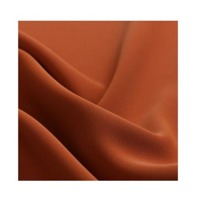 China Good quality professional loose stretch sph 100%polyester solid eco-friendly twill dyed fabric for dress for sale