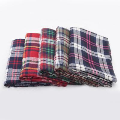 China Anti-Static Mens Fashion Shirts Fabric 21s Cotton Check Fabric Breathable Comfortable Yarn Dyed Fabric With Low Price for sale