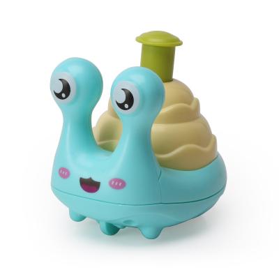 China Press and Swipe New Style Animal Running To Go Sliding Snails To Squeeze Friction Car Baby Toys Educational Vehicles for sale