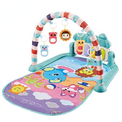 China Hot Selling Lights Factory Wholesale Price Music And Music Play Blanket Play Mat For Baby Fitness Toys Foldable Piano Station for sale