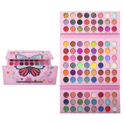 China High Quality Kids Gift 2022 96 Colors Pretend Toys Kit Girl Make Up Neutral Beauty Glazed Pigmented Cosmetics Eyeshadow Palette for sale