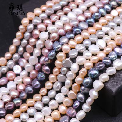 China Fashion Jewelry Necklace Wholesale High Quality Loose Strand 5-11mm Pearl Natural Baroque Freshwater Pearls For Jewelry Making for sale