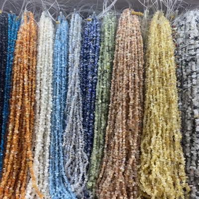 China DIY Jewelry Accessories 5-8mm Irregular Natural Strand Loose Gemstone Beads Chip Stone Beads 80cm For Jewelry Making Bracelet for sale