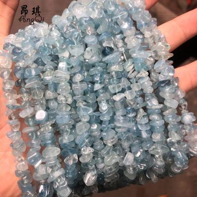 China Making Jewelry Necklace Bracelet Earring Irregular Natural Blue Green Stones Beads Loose Gemstone Chip Beads For Jewelry Making Blue Green Bracelet for sale