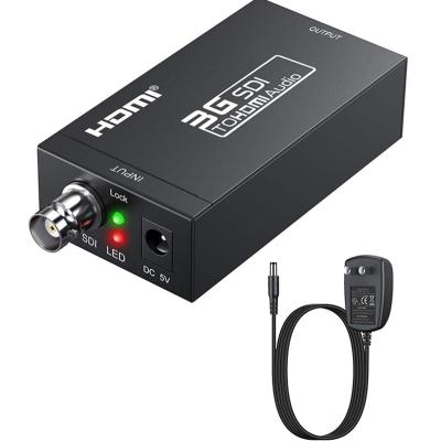 China Materials Quality Assurance Full HD 1080P Metallic Audio Video Converter SDI To 4K Hdmi To SDI Converters With 5V Power Adapter for sale