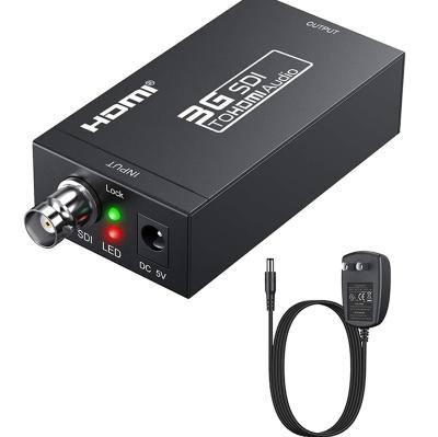 China Metallic Materials Quality Assurance Full HD 1080P Mini SDI Audio Video Converter To Hdmi Converters With 5V Power Adapter for sale