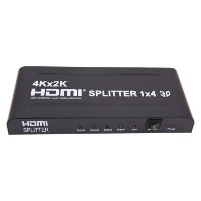 China Metal Materials Black 4k 4x1 Color Materials Hdmi Scan Switch Metal Splitter For DVD VCR for sale