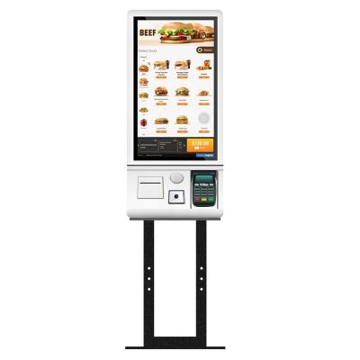 China Indoor Self Service Payment Kiosk 24 Inch LCD Touch Screen With QR Printer Scanner And POS Available For Your Store for sale