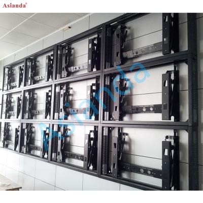 China High Quality Video Wall Mount Bracket Sound-off Wall Mount Hydraulic LCD Wall Support Bracket For LCD Video Wall Display Solutions for sale