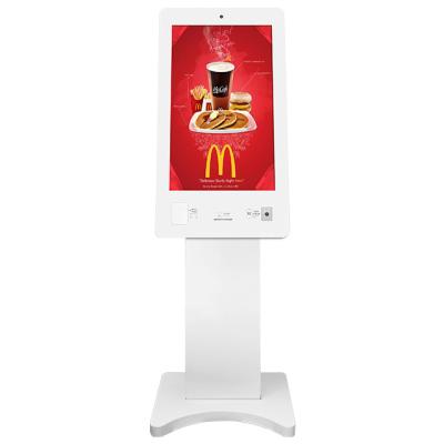 China Indoor 32 inch floor standing touch kiosk with capacitive touch and printing for shopping mall in digital signage and display for sale