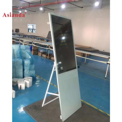 China Hot Logo Support Portable 55 Inch LCD Digital Signage Poster 1920x1080 FHD High Resolution Customizable for sale