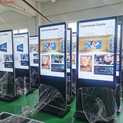 China Office/Household/Hotel/Indoor/Restaurant 49 Inch Indoor Floor-standing Ultra Thin Style LCD Screen With Advertising Display For Shopping Mall Center Commercial Display for sale