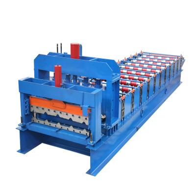 China metal color glazed tile roll forming machine metal roofing tiles making machine for sale