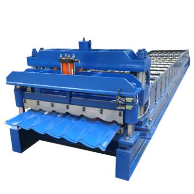 China Glazed roll forming iron sheet roll forming line glazed tile roofing sheet making machine for sale