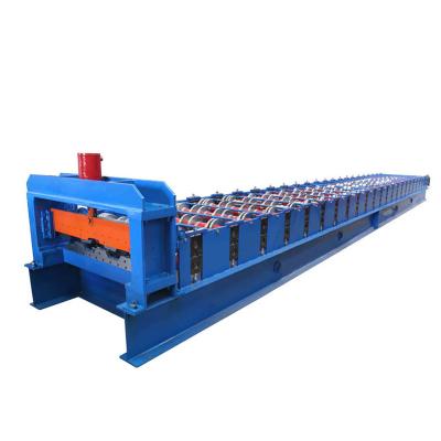 Cina Steel Deck Roll Forming Machine Floor Tile Decking Making Machine in vendita