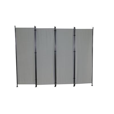 China Foldable BSCI Certificate Office 180g/m2 Polyester Fabric 4 Panel Free Standing Room Divider Room Divider for sale