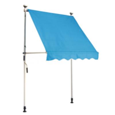 China BSCI Certificate Shade Waterproof POLY Retractable Tent Blue Free Standing Tent Tent for sale