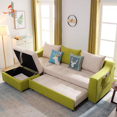 China Factory Wholesale Cheap Modern Sofa Bed Fabric Folding Sofa With Bed For Living Room for sale