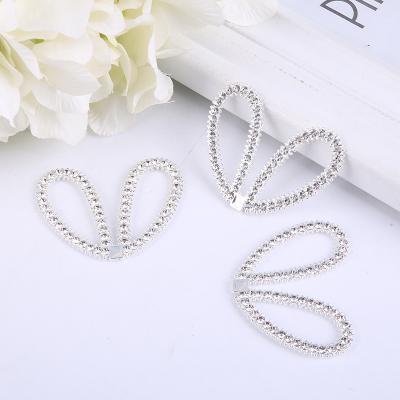 China Decorative Flower Zinc Alloy Nickel Free Bunny Ears Accessories from Diamond Handmade Diy Headdress Cute for sale