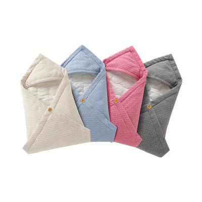 China Breathable Pure Cotton Thickened Baby Wrapping Multifunctional Baby Covering Newborn Wrapping Sleeping Bag for sale