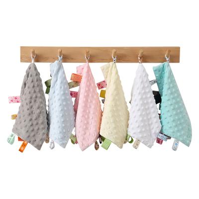 China Natural Eco-friendly Baby Soothing Towel Chewing Saliva Towel Sleeping Saliva Towel Baby Cuddle Toys for sale