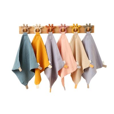 China New Baby Towel Chew Comfort Baby Towel Safety Comfort Sleep Covering Toy for sale