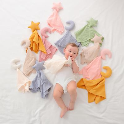 China 100% New Eco-friendly Comfort Towel Babies Can Import To Relieve Doll 0-1 Year Old Baby Sleep Plush Hand Puppet Toy for sale