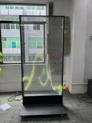 China Display LED transparente flexible Display LED de cristal para publicidad interactiva en venta