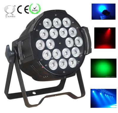 China RGBW misturou o canal IP65 18pcs das luzes 13 da lavagem do diodo emissor de luz da cor * economia de energia 10W à venda