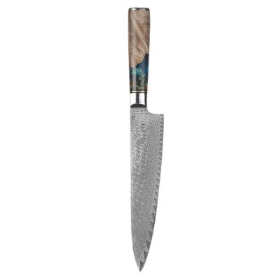 China 8 Inch Viable Japanese Steel Damascus Kitchen Shushi Sharp Pocket Knives for sale