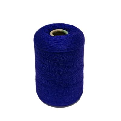 China Anti-pilling crochet yarn hand knitting carpet roving wool blanket polyester wool blend yarn for sale