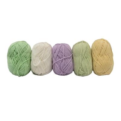 China Viable new style colorful silk wool yarn for knitting and crocheting for sale