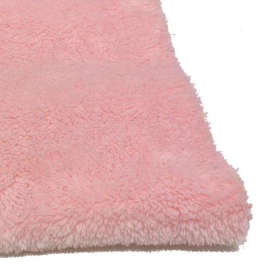 China Anti-Static Coral Fleece Fabric Jacquard Dyed Microfiber Factory Directly Sell Cheap For Blanket Toys Home Textile for sale