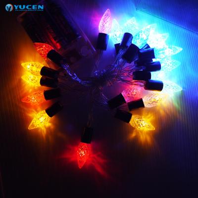 China Indoor/Semi-outdoor/Outdoor Christmas Battery Decoration C7 C9 RGB Pixel Led String Lights for sale