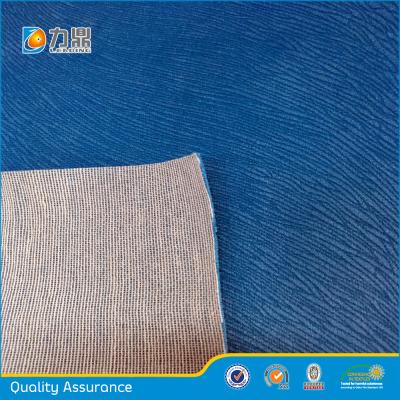 China Wholesale Polyester Anti-Static Sofa Fabric Burnout Sofa Fabric Bonded Back TC for sale