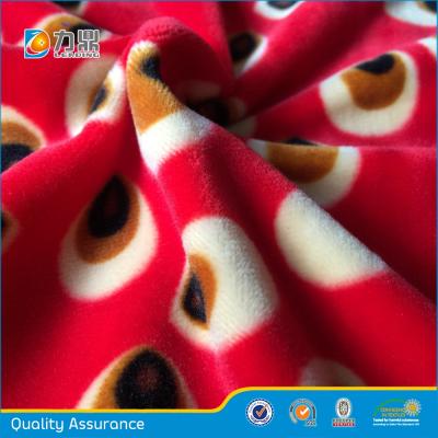 China Antistatic Short Super Soft Velvet Fabric Printed Fabric for sale