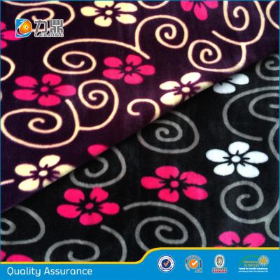 China 100% Anti-Static Polyester Printed Spandex Velvet Fabric for sale