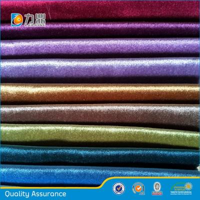 China China Factory 100 Anti-Static Wholesale Polyester Italy One Side Brush New Style Velvet Fabric For Sofa for sale