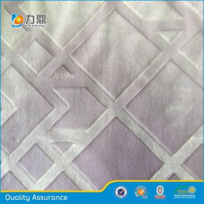 China Anti-static wholesale brushed grid velvet super soft fabric and plastic dots cation yarn for sofa, curshion, bolster, for sale