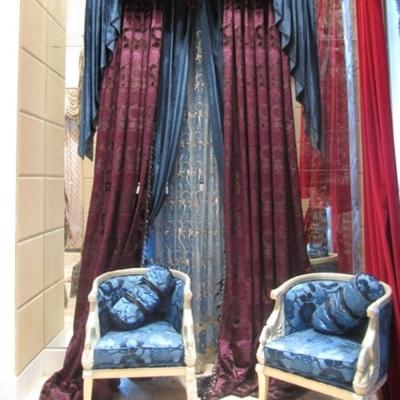 China European Style Curtain Fabric Home Textile Fabric China Anti-static Luminous Velvet Velboa for sale