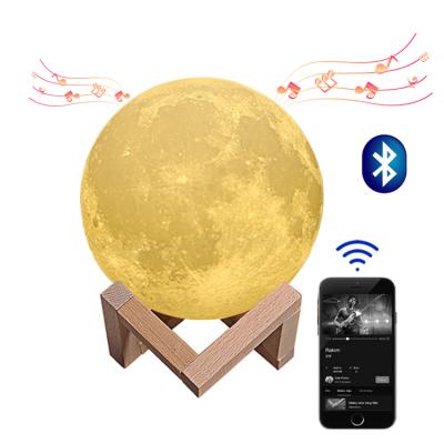 China Modern Lampara De Luna Moon Light Moon Shaped Mini 3d Kids Colorful Babies Night Light Wholesale Led Moon Lamp for sale