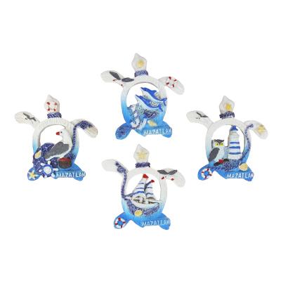 China Direct Selling Animal Custom Wholesale Creative Tourist Souvenir Factory Home Decoration Resin Opens Fridge Magnets for sale