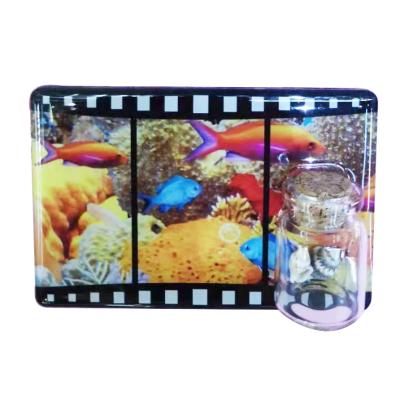 China Shape Manufacturer Direct Customization Wholesale Tourist Souvenir 3D PVC With Glass Bottles Fridge Magnet for sale