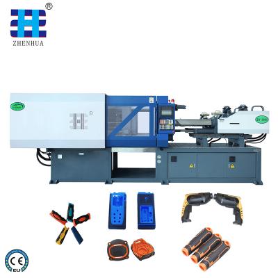 China ZHENHUA Horizontal Two Color Mixed Color / Multi-colors Material Products Making Machine Handles Injection Molding Machine for sale